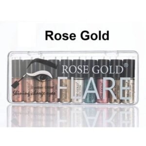 Flare 10 Colors Liquid Glitter Eyeshadow Eyeliner Makeup Stick Kit