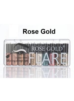 Flare 10 Colors Liquid Glitter Eyeshadow Eyeliner Makeup Stick Kit