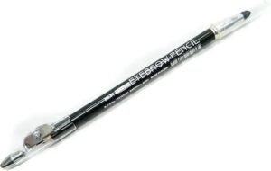 قلم كحل لتحديد العيون من ام ان مينو بلون اسود مع اسفنجة ومبراة 3 في 1