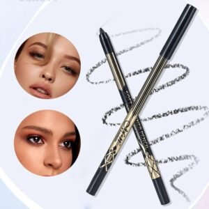 قلم تحديد العين مطفي من مي ناو، أسود - مقاوم للماء