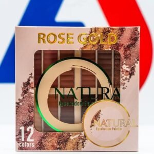 باليت ظل جفون ناتشورال بدرجات لونية دافئة محايدة من روز جولد، 12 لون