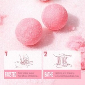 مقشر الجسم من جيلي، مقشر حلوى الحلزون للجسم، 6 كرات، 300 جرام