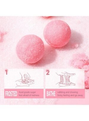 مقشر الجسم من جيلي، مقشر حلوى الحلزون للجسم، 6 كرات، 300 جرام