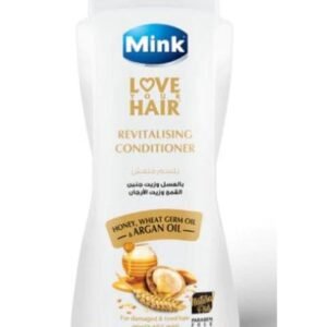 مينك بلسم للشعر بالعسل والقمح وزيت الأرغان 400 مل
