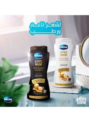 مينك بلسم للشعر بالعسل والقمح وزيت الأرغان 400 مل