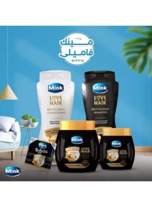 بلسم مينك لترطيب الشعر بخلاصة العسل والقمح وزيت الأرغان - 700 مل