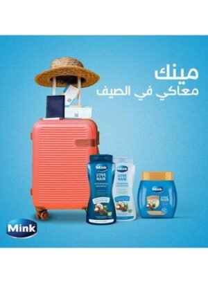 مينك بلسم للشعر بجوز الهند وزبدة الكاكاو 700 مل