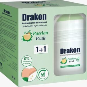مزيل عرق رول اون باشن بيك لتفتيح البشرة من دراكون، 50 مل، عرض 1+1