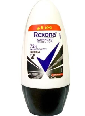 ريكسونا، حماية متقدمة للنساء، 72 ساعة مضاد للتعرق شفاف، جاف غير مرئي، أبيض وأسود، 50 مل