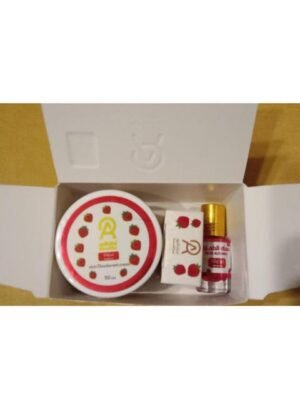 مجموعة مسك طهارة أركان العود من 3 قطع عناية شخصية كاملة انتعاش أصلي رائحة الفراولة